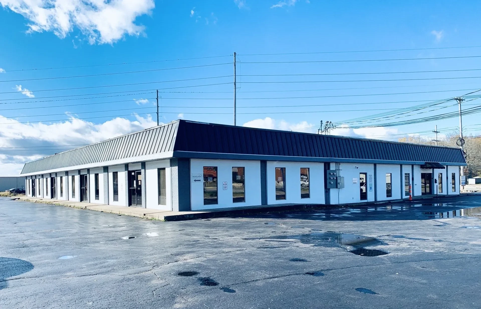 Prime Corner Storefront in downtown commercial district